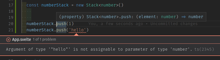 Argument of type hello is not assignable to parameter of type number